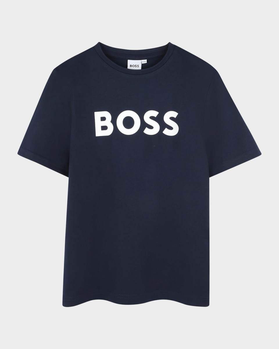 Boy's Logo Short-Sleeve T-Shirt, Size 4-5